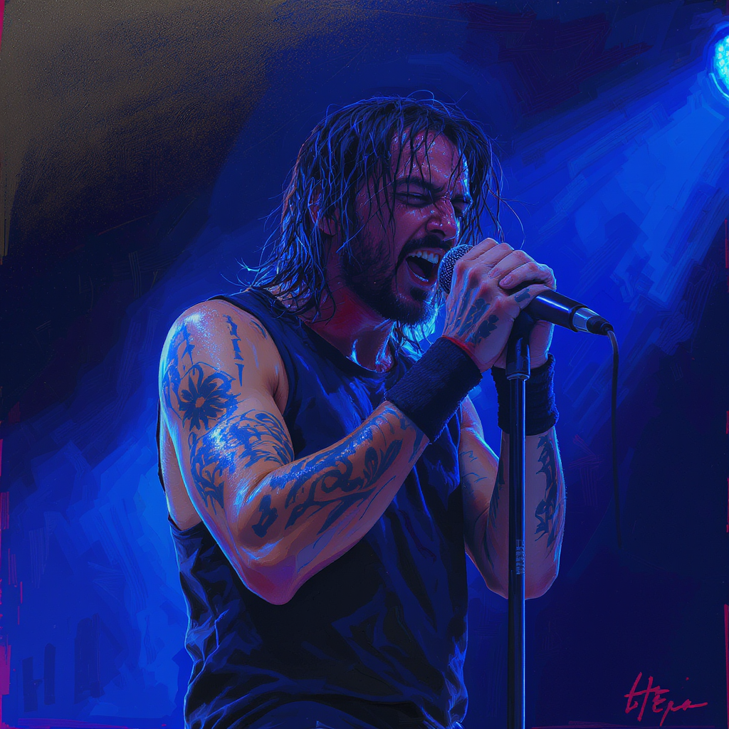 Crabcore Confessional — live painting