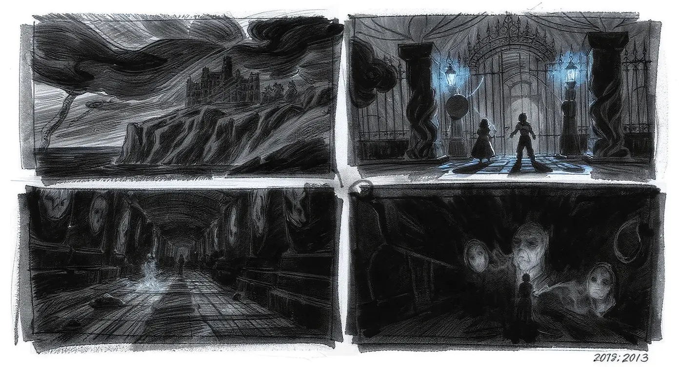 Concept board — Blackwater House