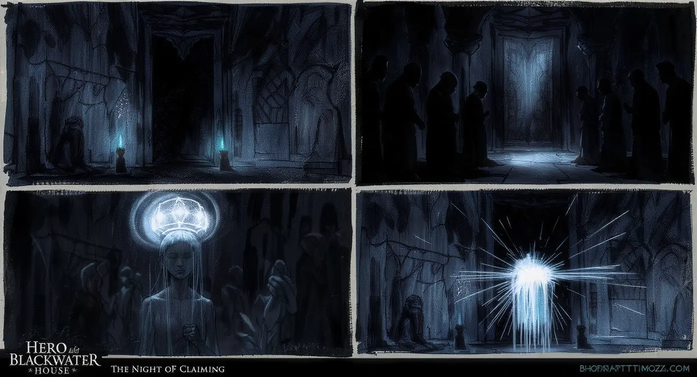 Concept board — The Night of Claiming