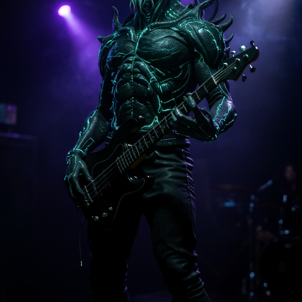 Orryx on bass