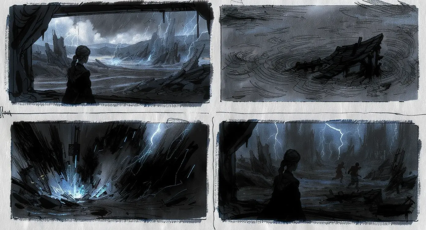 Concept board — The Valley That Drowned
