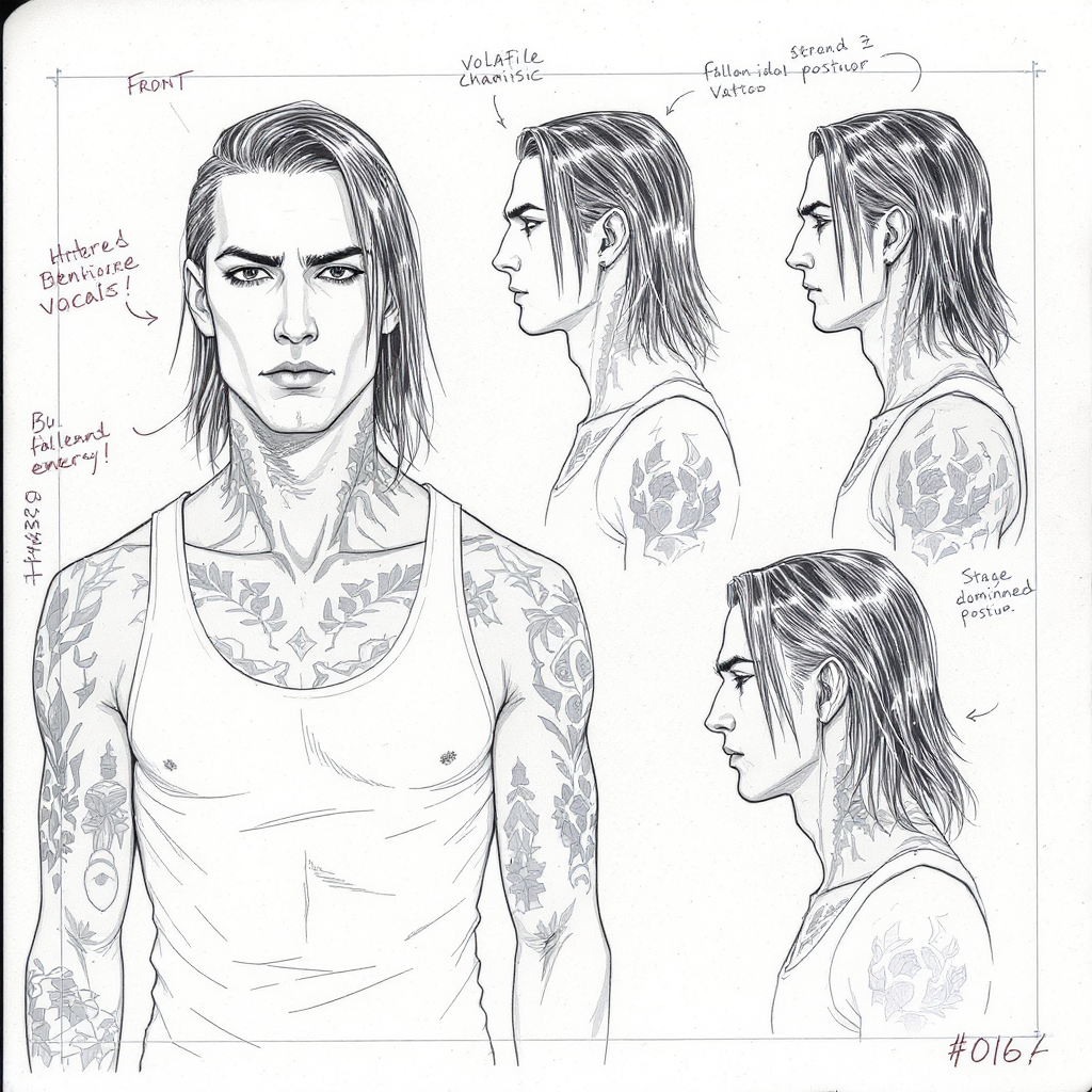Crabcore Confessional — vocalist character sheet