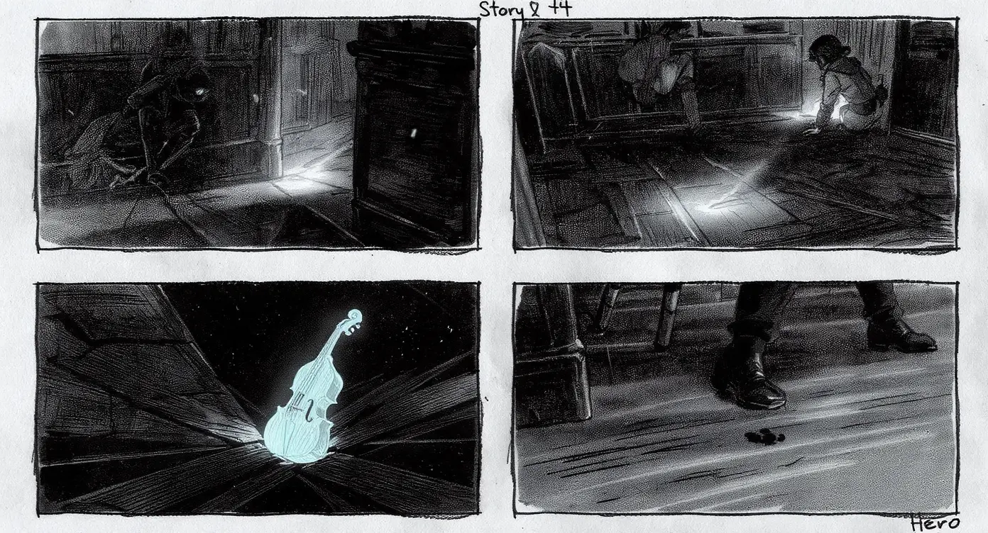 Concept board — Cradle Beneath Floorboards