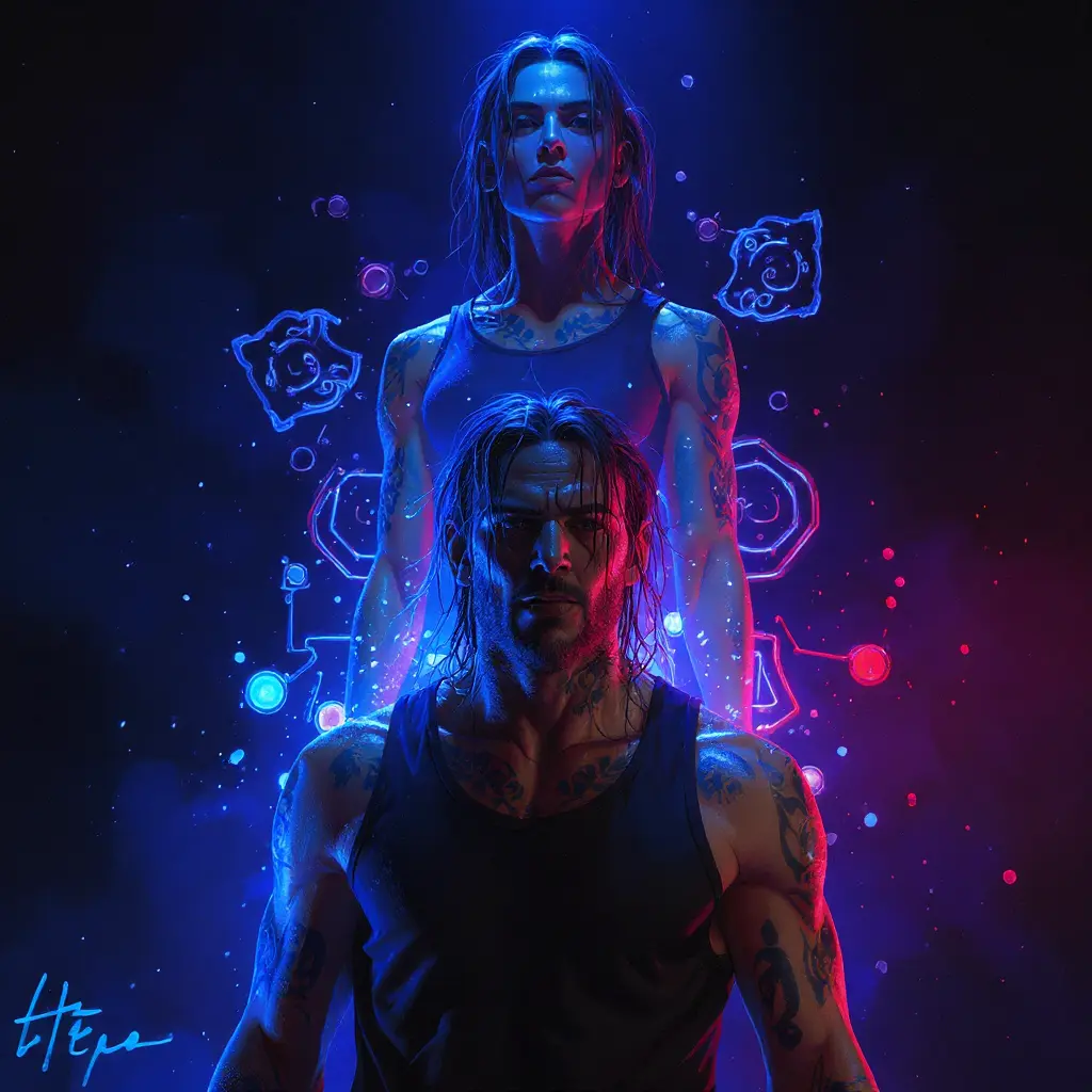 Duality poster — both sides of the record on one sheet