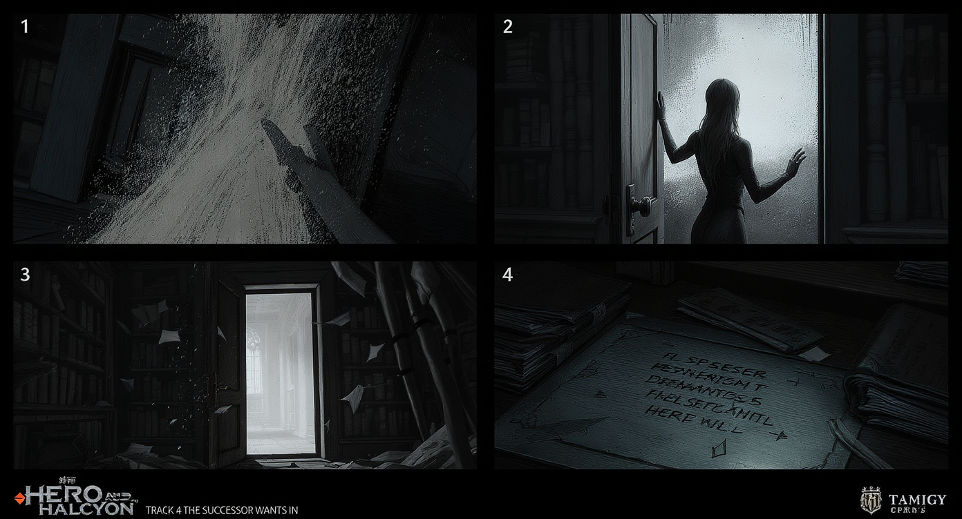 Concept board — The Heiress Wants In