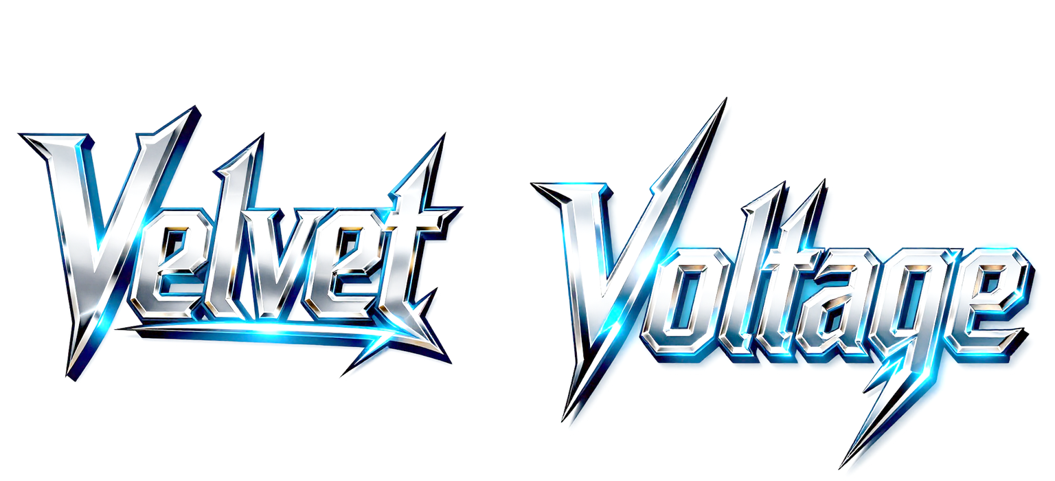 Velvet Voltage — Lockup — single line