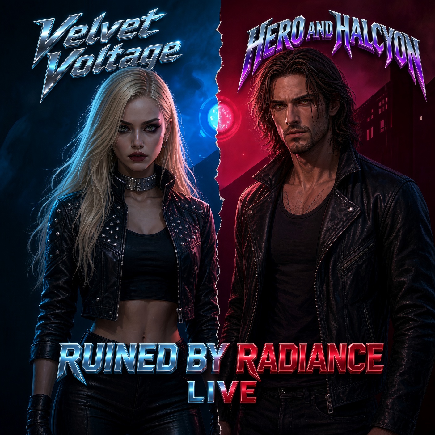 Velvet Voltage - Ruined by Radiance Live album cover