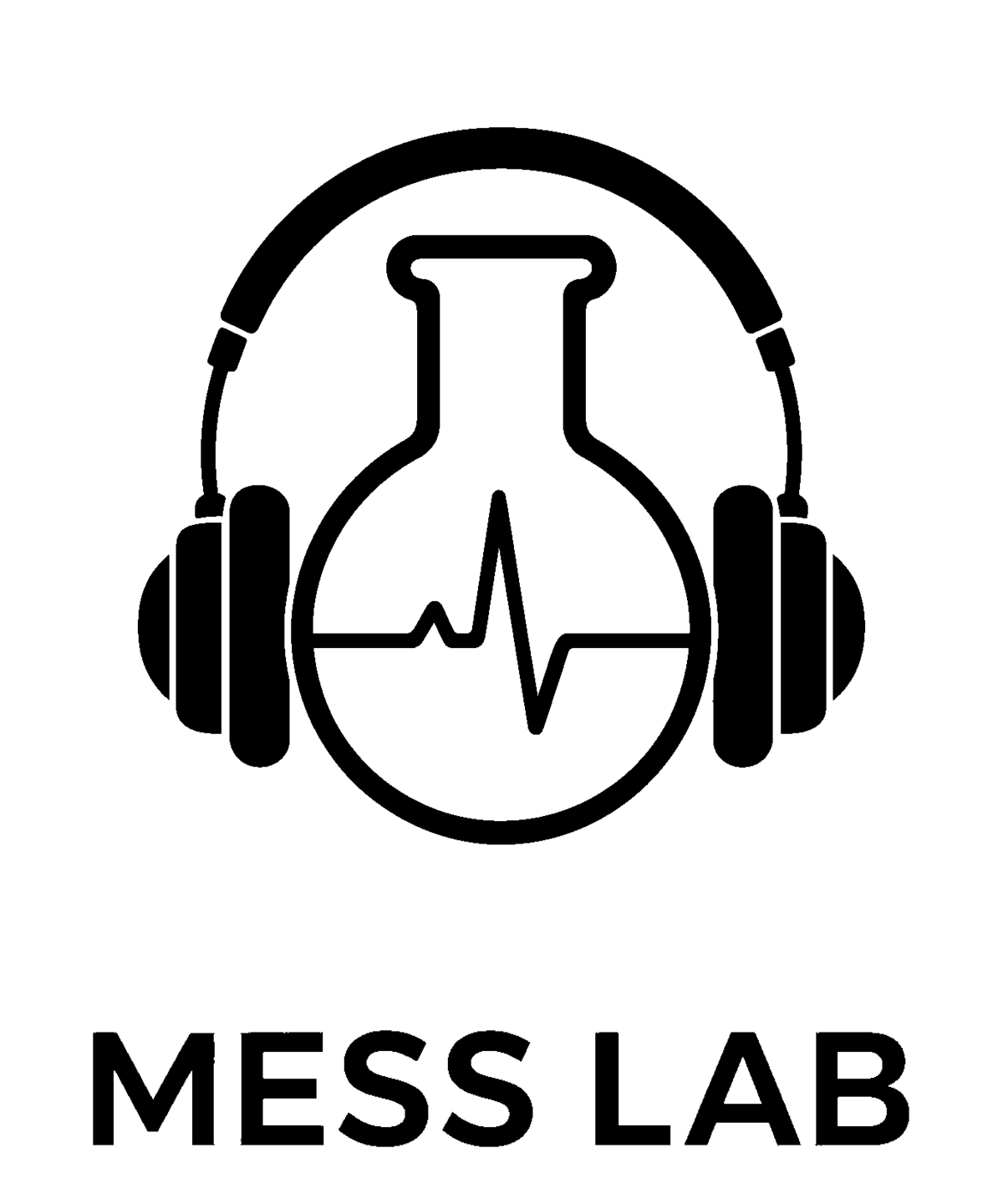 Mess Lab mark — black