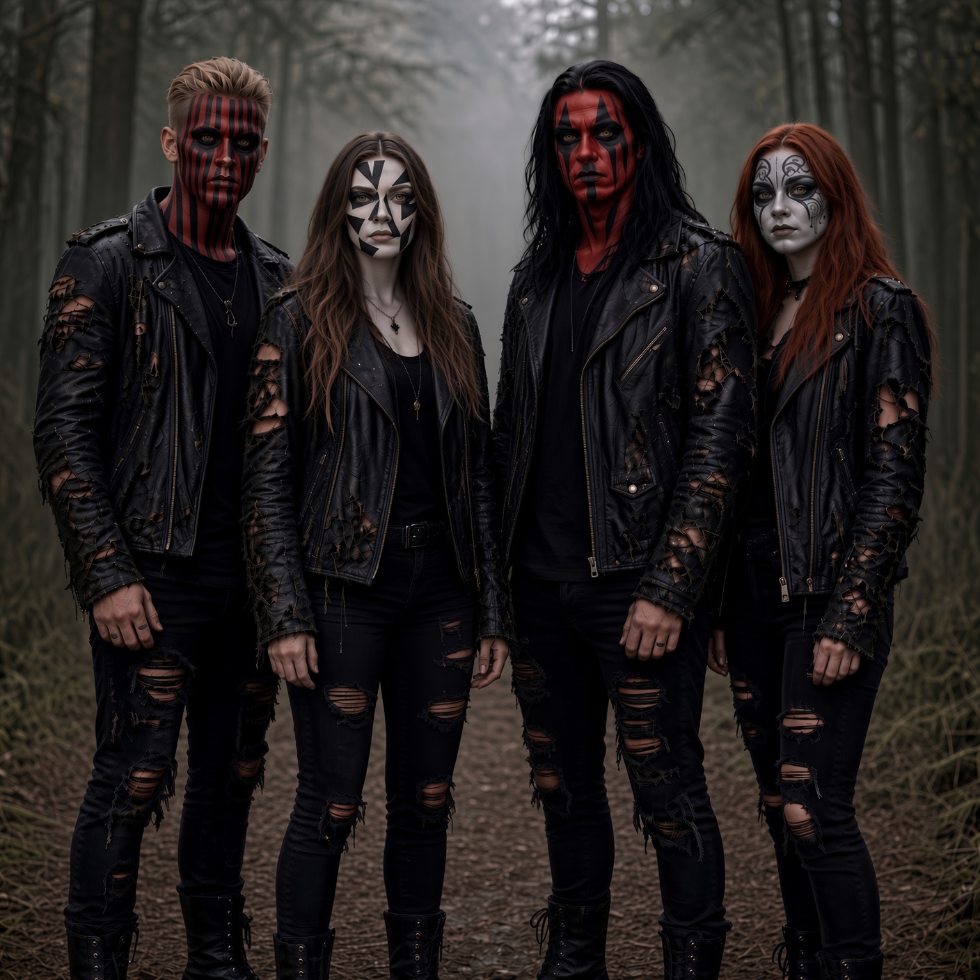 Cadence/guitar. Melody/Drums, Tempo/Bass, Tragedy/Harsh Vocals