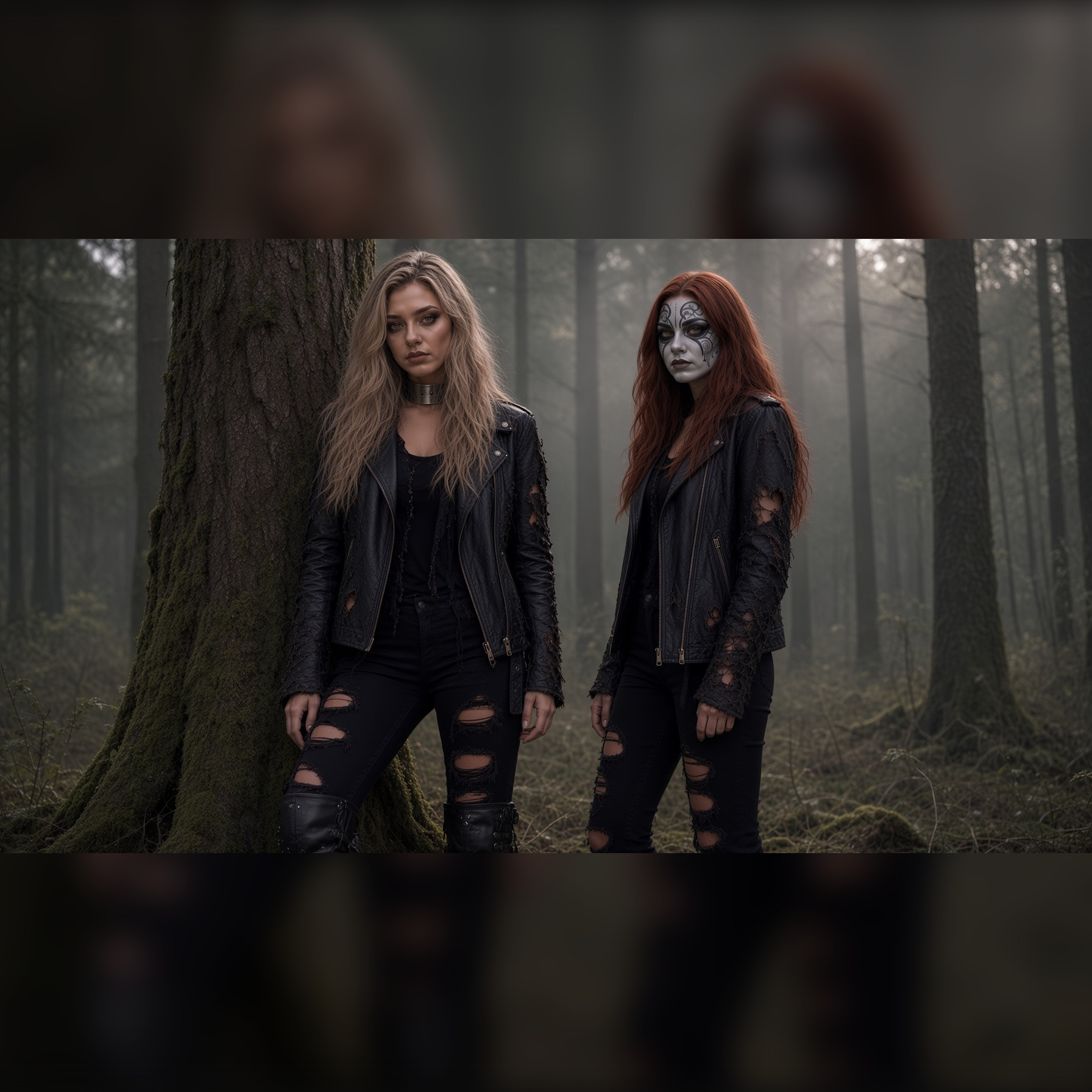 The two voices that make She Screams in Stereo.